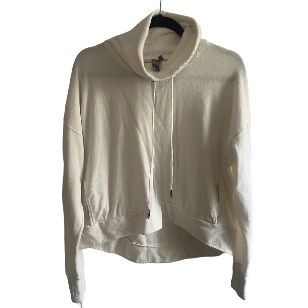 Sweaty Betty pullover sweatshirt harmoise luxe white size small